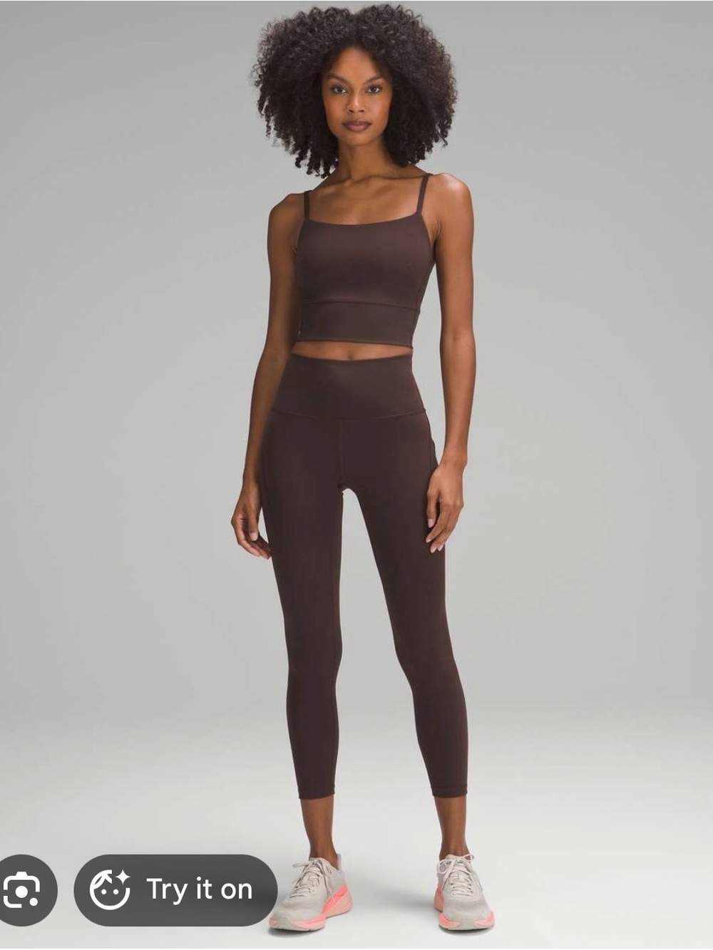 Wunder Train High Rise Tight 25” Espresso Size 16 - Picture 4 of 5